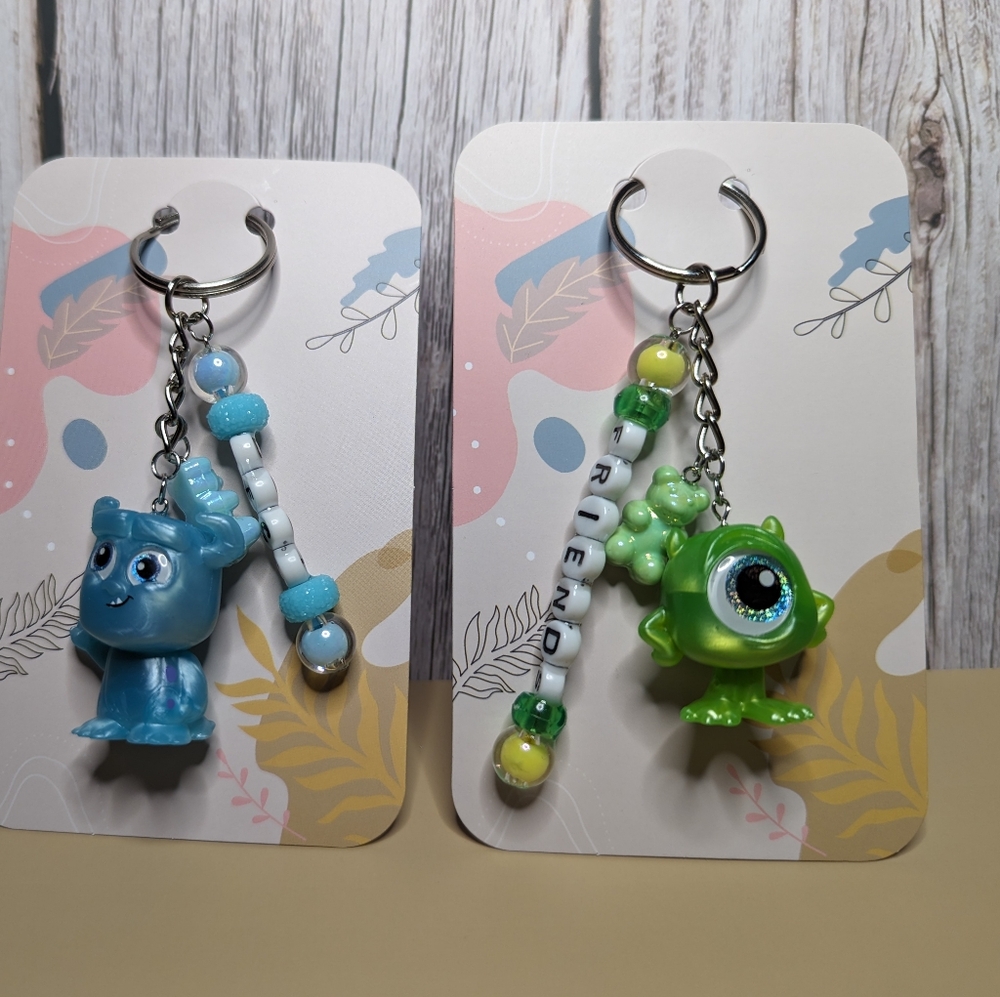 Mike & Sully Best Friend Keychains